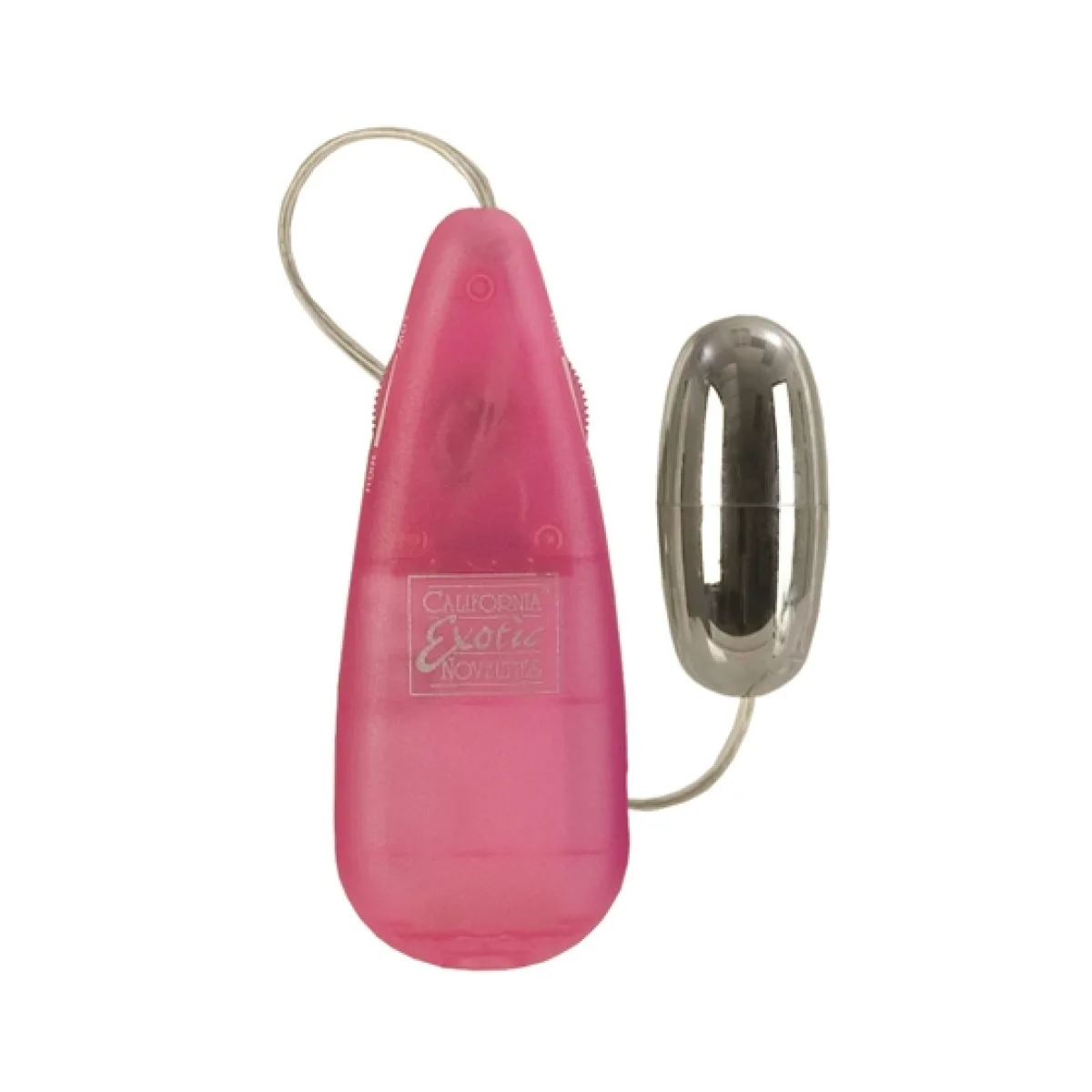 Teardrop Bullet - Pink - Bulk remote control vibrator - main product image