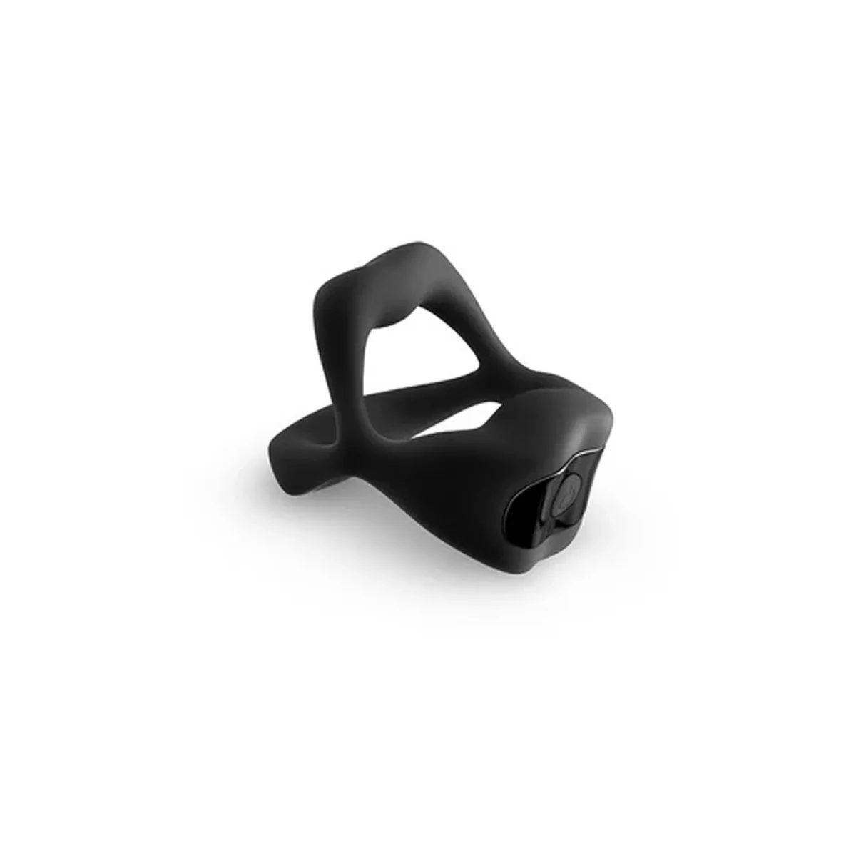 Techno - Strobe - Black - app controlled vibrating cock ring - main product image