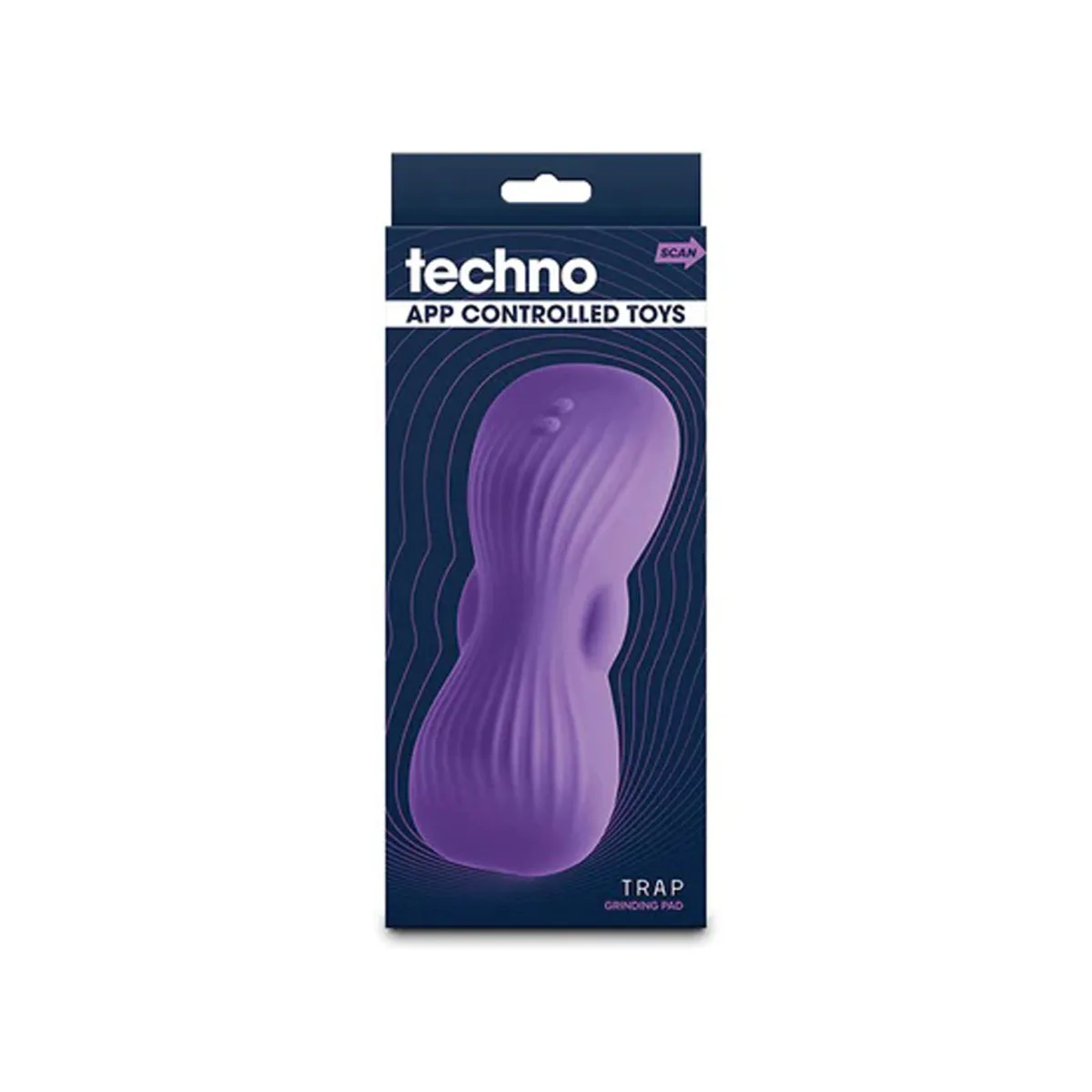 Techno - Trap - Purple - app controlled vibrator - product image 2