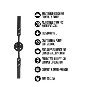 Temptasia Ardor - Ball Gag - Black gag - product detail