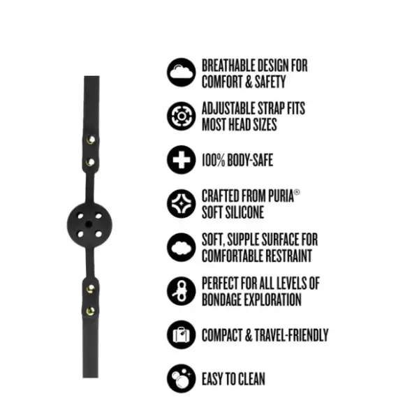 Temptasia Ardor - Ball Gag - Black gag - product detail