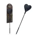 Temptasia Ardor - Heart Crop - Black spanking paddle - main image