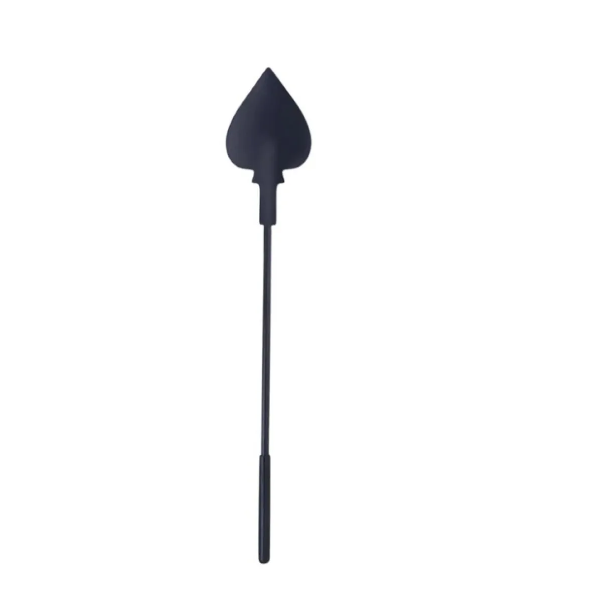 Temptasia Ardor - Spade Crop - Black riding crop / impact toy - alternate product angle