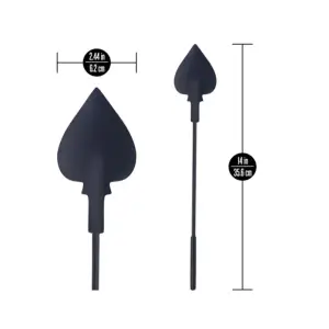 Temptasia Ardor - Spade Crop - Black riding crop / impact toy - product detail