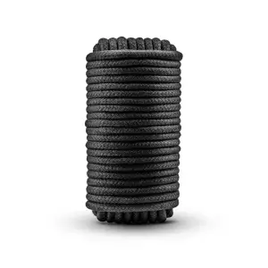 Temptasia - Bondage Rope - 32 Feet - Black bondage rope - alternate product angle