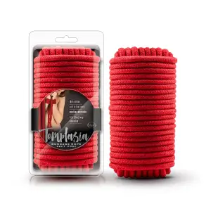 Temptasia - Bondage Rope - 32 Feet - Red bondage rope - product detail
