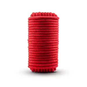 Temptasia - Bondage Rope - 32 Feet - Red bondage rope - alternate product angle