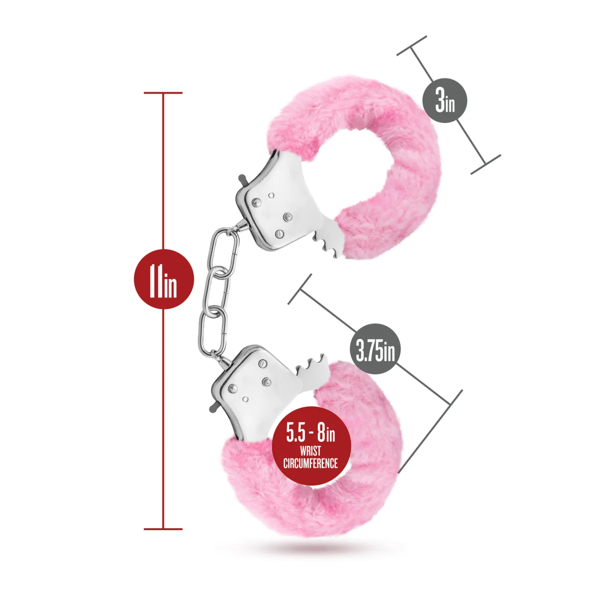 Temptasia Cuffs - Pink cuffs / restraints - product detail