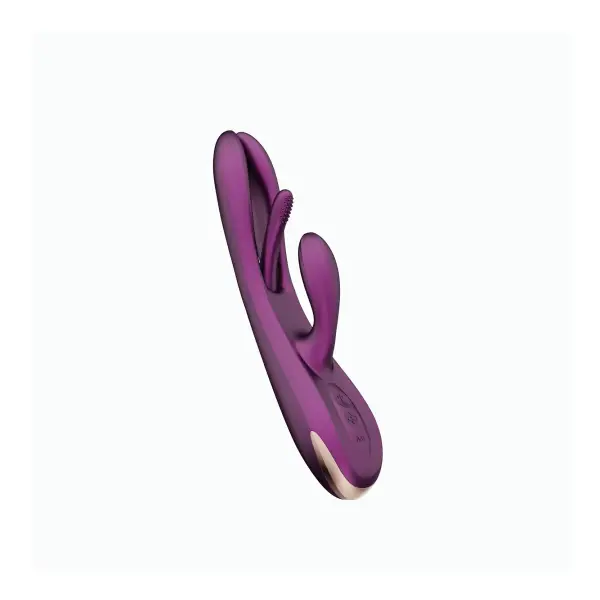 Terri - App Controlled Tapping Rabbit Vibrator - Purple - view 4