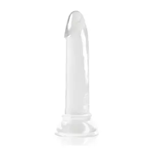 The 9's - Diclet's 7 in Jelly Dong - Clear Clear clear suction cup dildo - alternate product angle