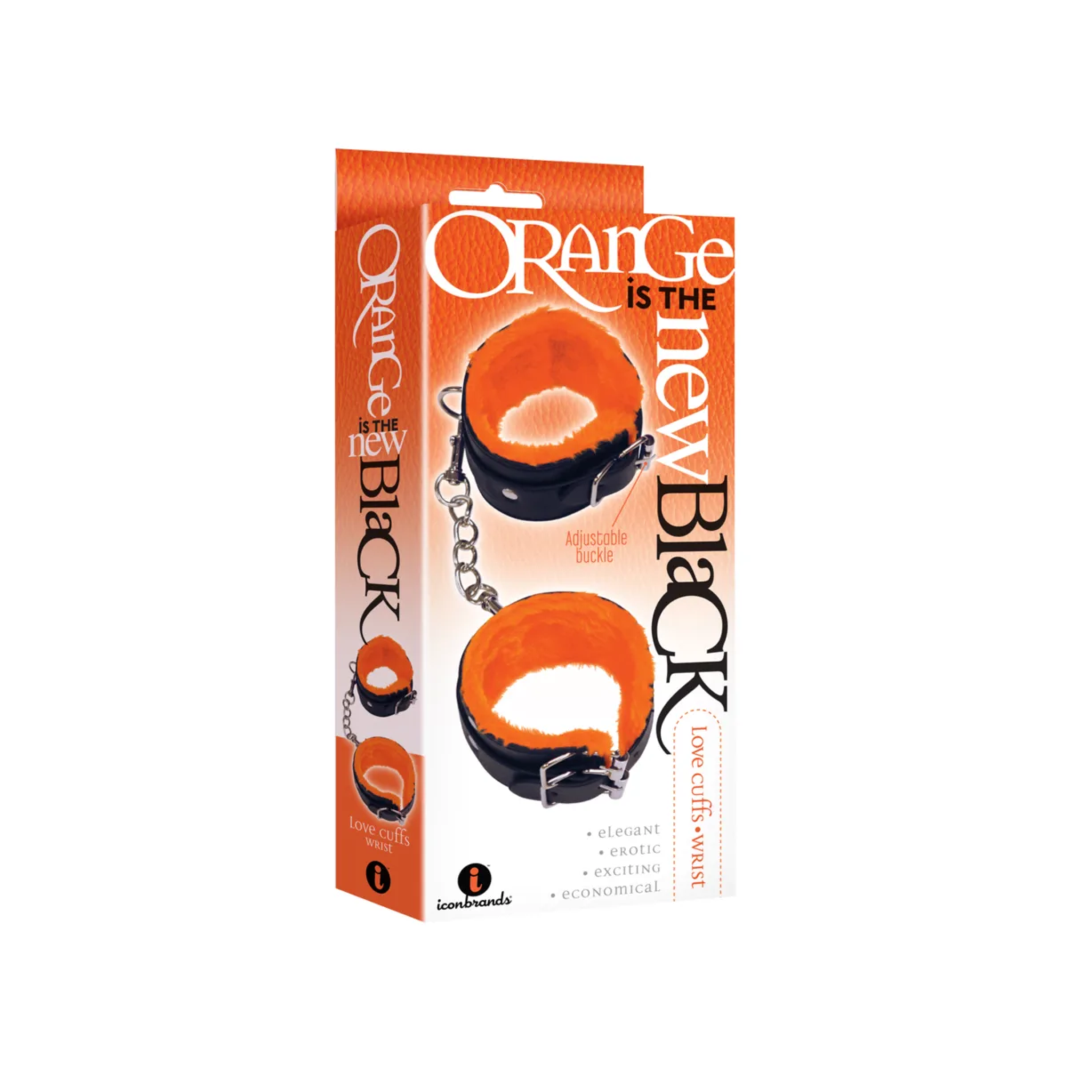 The 9's Orange Is the New Black Love Cuffs Wrist - Black cuffs / restraints - product detail