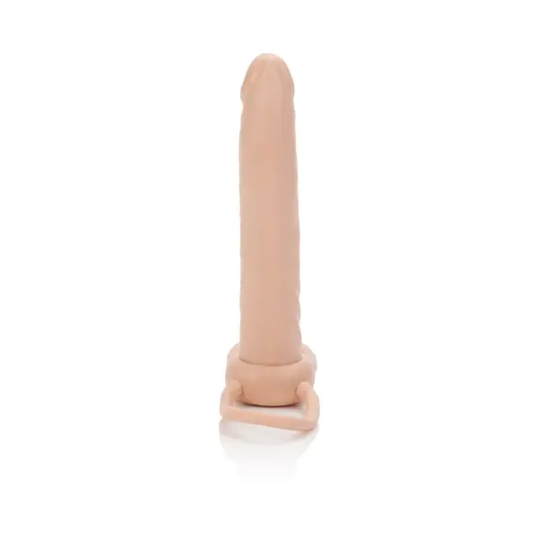 The Accommodator Dual Penetrator - Ivory 1 The Accommodator Dual Penetrator - Ivory - harness compatible dildo - product image 2
