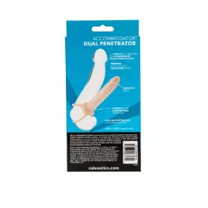 The Accommodator Dual Penetrator - Ivory 6 The Accommodator Dual Penetrator - Ivory - harness compatible dildo - product image 3