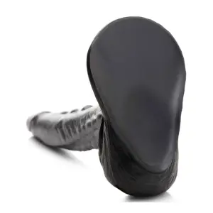 The Gargoyle Rock Hard Silicone Dildo - Silver - view 7