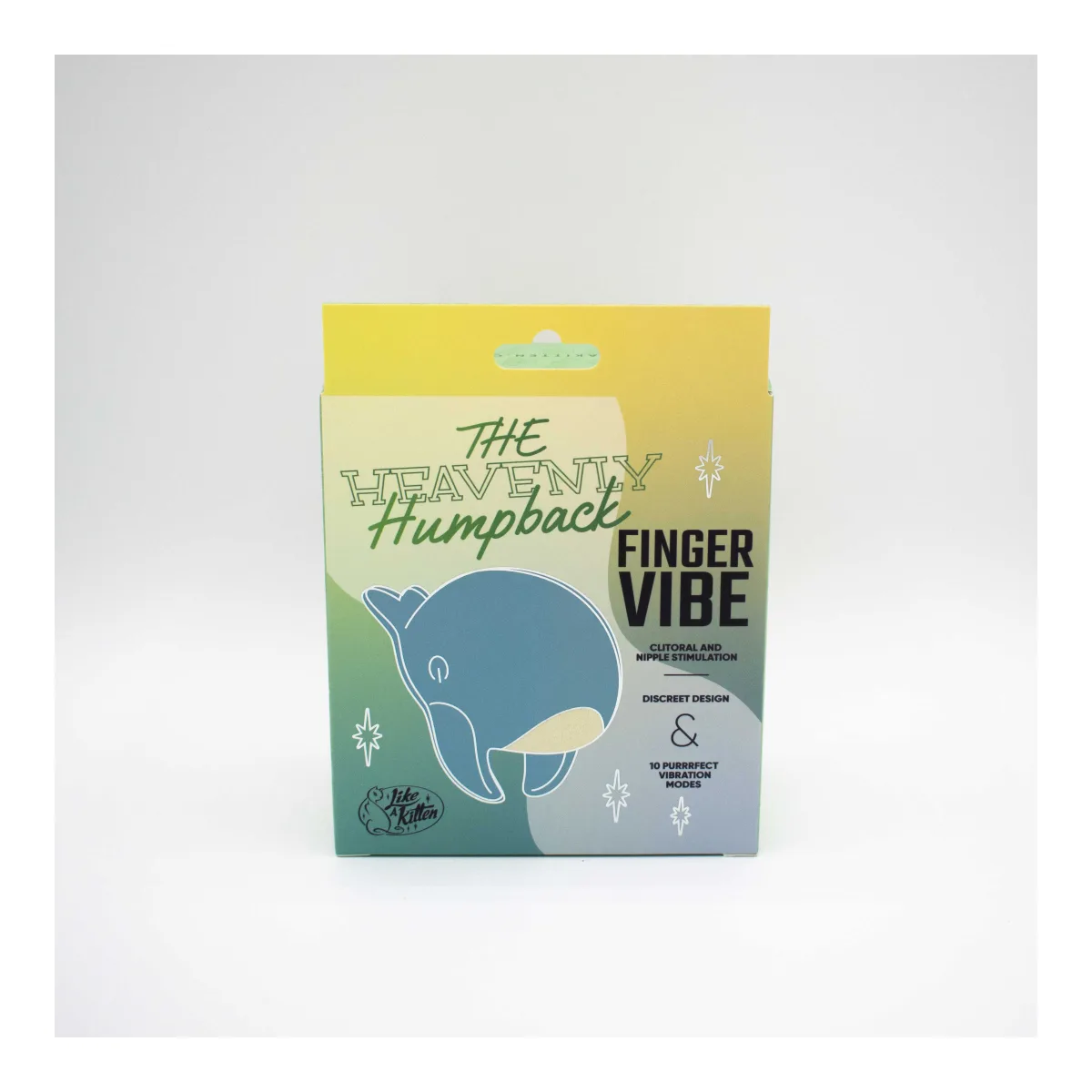 The Heavenly Humpback Finger Bullet Vibrator - Blue - view 2