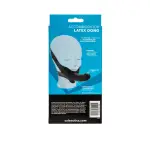 The Original Accomodator Latex Dong - Black black dildo strap on - main product image