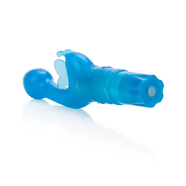Butterfly Kiss Vibe - Blue - butterfly vibrator - main product image