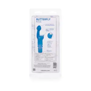 Butterfly Kiss Vibe - Blue - butterfly vibrator - product image 2