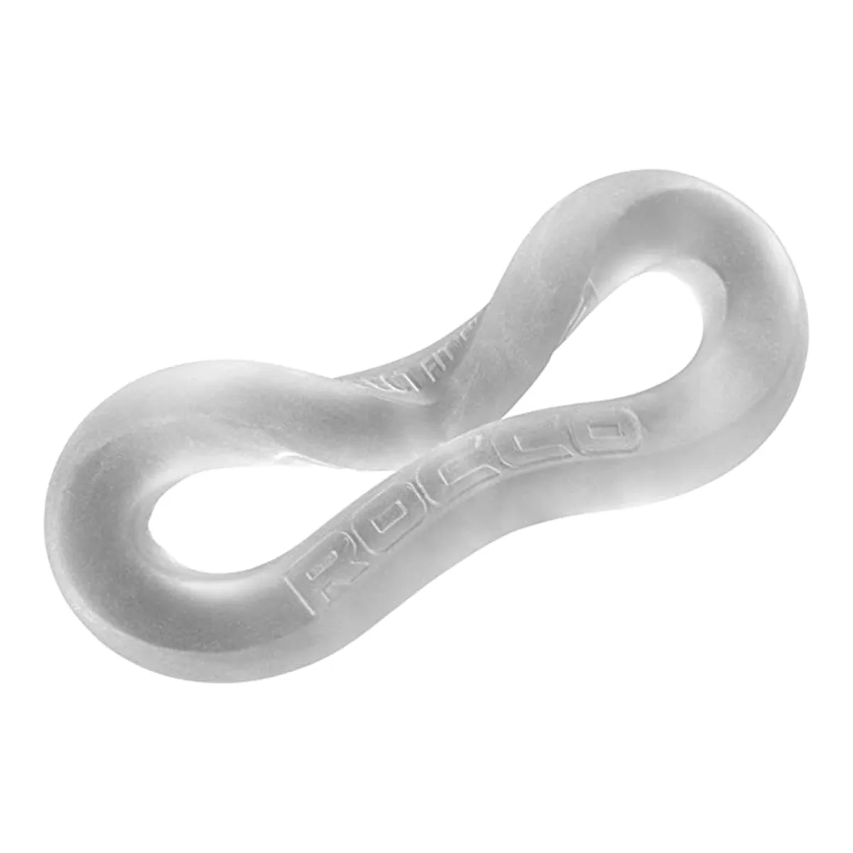 The Rocco 3-Way XL Wrap Ring - Clear - double cock ring - main product image