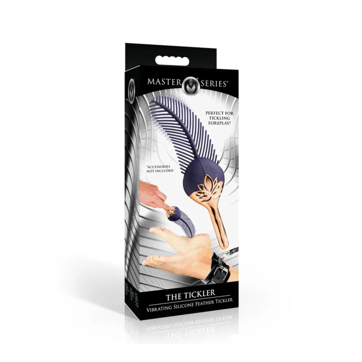 The Tickler Vibrating Silicone Feather Tickler - view 1