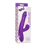 Thrusting and Sucking Rabbit Vibrator - Purple - view 1