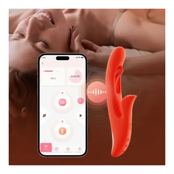 Tressa App-Enabled Tapping Vibrator G-Spot and Clitoral Stimulation 2 Tressa App-Enabled Tapping Vibrator G-Spot and Clitoral Stimulation - view 3