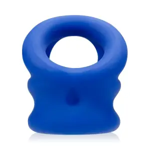 Tri-Squeeze Ball-Stretch Sling - Cobalt Ice 11 Tri-Squeeze Ball-Stretch Sling - Cobalt Ice ball stretcher cock ring - additional view