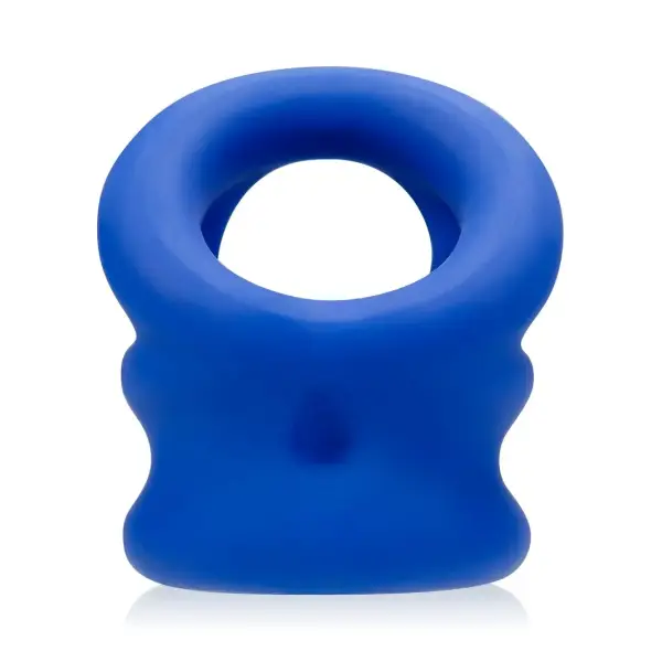 Tri-Squeeze Ball-Stretch Sling - Cobalt Ice 5 Tri-Squeeze Ball-Stretch Sling - Cobalt Ice ball stretcher cock ring - additional view