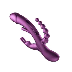 Trilux - App Controlled Rabbit Vibrator - Purple 6 Trilux - App Controlled Rabbit Vibrator - Purple - view 1