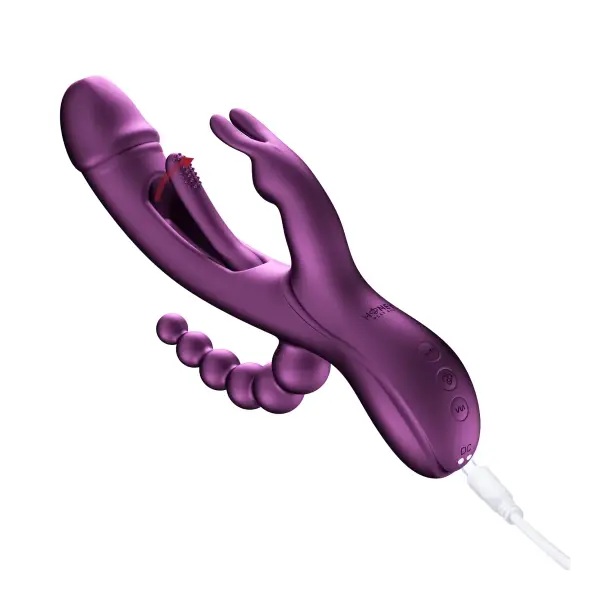 Trilux - App Controlled Rabbit Vibrator - Purple 1 Trilux - App Controlled Rabbit Vibrator - Purple - view 2