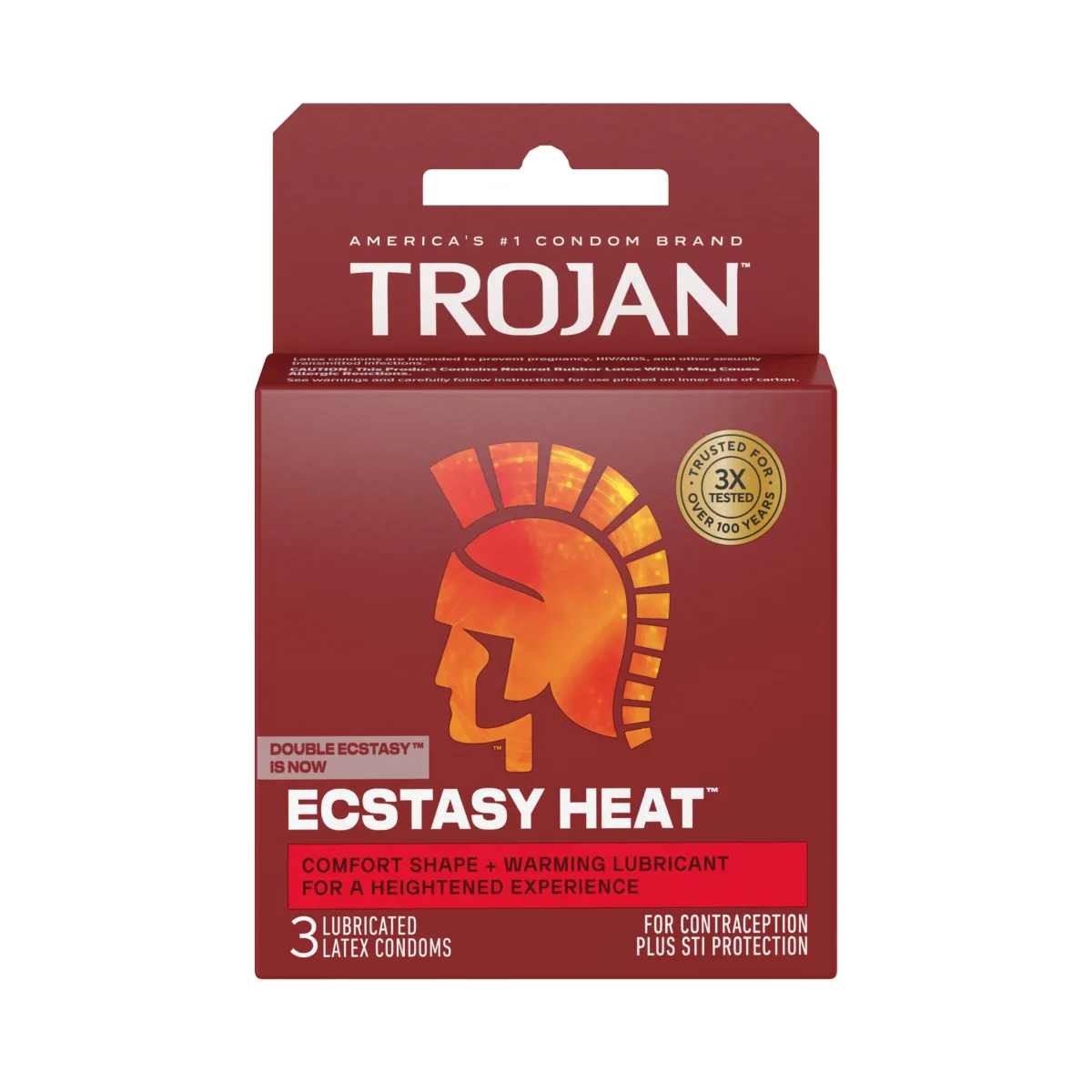 Trojan Double Ecstasy — 3 Pack packaging or alternate view 2