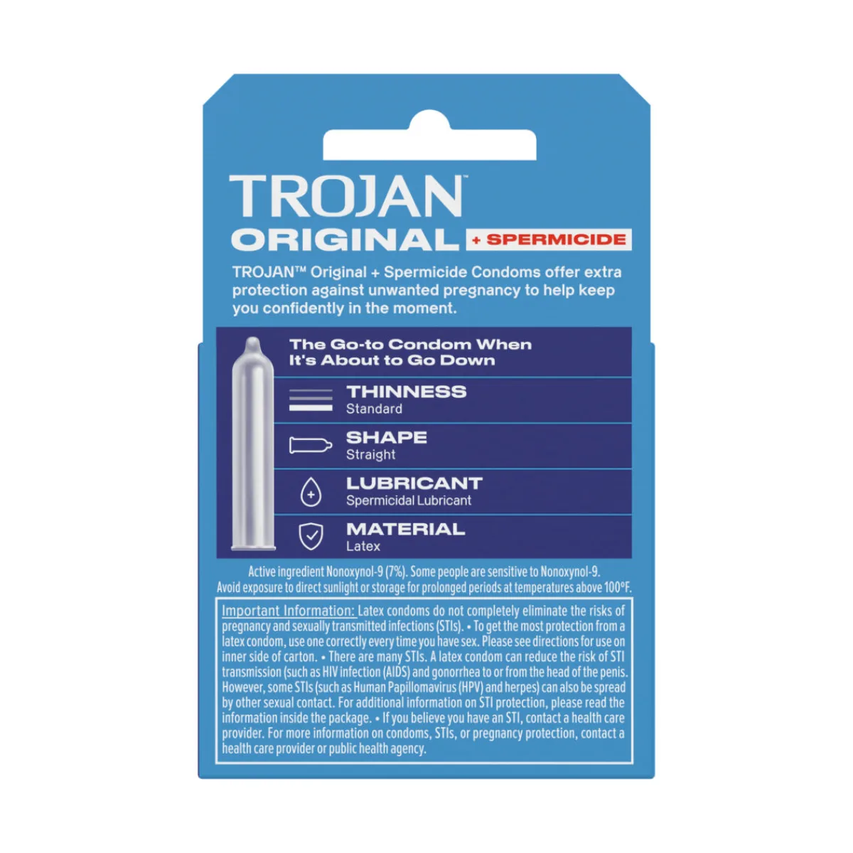 Trojan Enz Armor Spermicidal Lubricated Condoms — 3 Pack packaging or alternate view 2