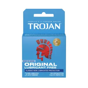 Trojan Enz Non-Lubricated Condoms — 3 Pack 3 Trojan Enz Non-Lubricated Condoms — 3 Pack product image