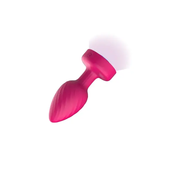 Twila Light-Up Vibrating Gem Plug With Remote vibrator butt plug - additional view