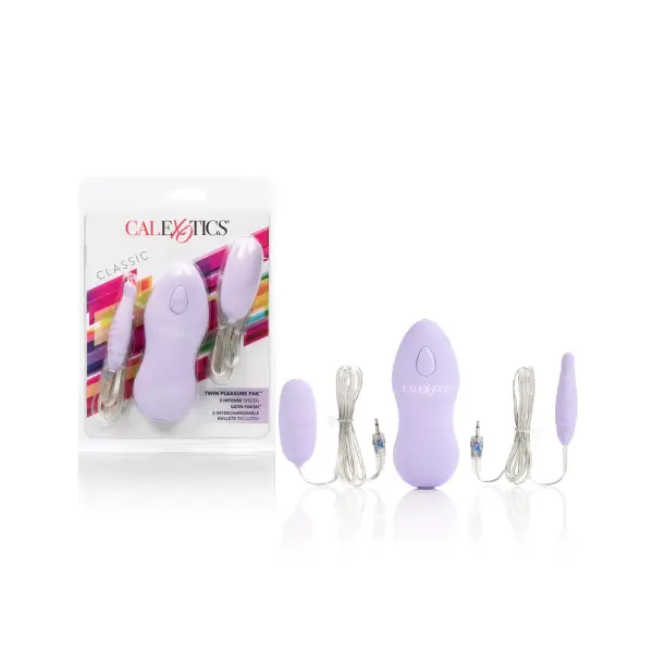 Twin Pleasure Pak - Purple remote control vibrator - main product image Twin Pleasure Pak - Purple remote control vibrator - main product image