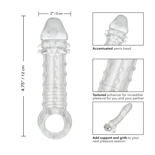 Ultimate Stud Extender penis extender sleeve with cock ring - additional view