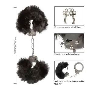 Ultra Fluffy Furry Cuffs - Black cuffs / restraints - product detail