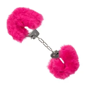 Ultra Fluffy Furry Cuffs - Pink cuffs / restraints - alternate product angle
