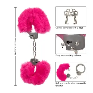 Ultra Fluffy Furry Cuffs - Pink cuffs / restraints - product detail