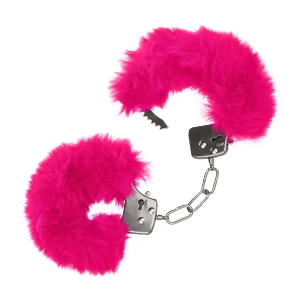 Ultra Fluffy Furry Cuffs - Pink cuffs / restraints - alternate product angle