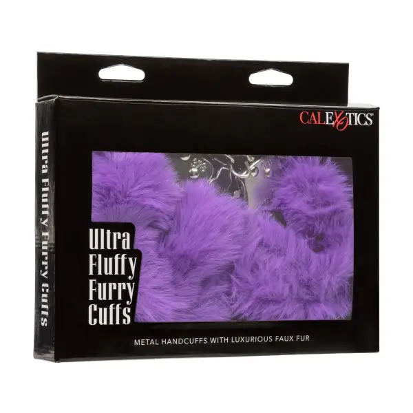Ultra Fluffy Furry Cuffs - Purple cuffs / restraints - product detail