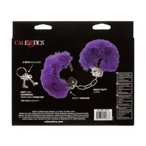 Ultra Fluffy Furry Cuffs - Purple cuffs / restraints - product detail