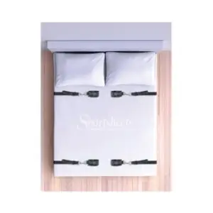 Under the Bed Restraint System bed bondage kit - alternate angle