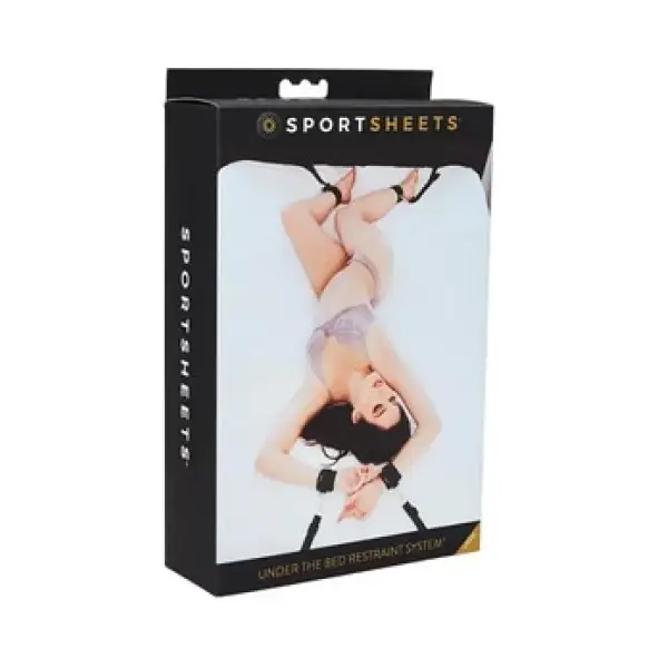 Under the Bed Restraint System bed bondage kit - packaging view