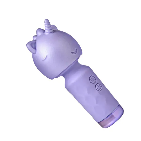 Unicorn Silicone Wand - Lavender - view 2