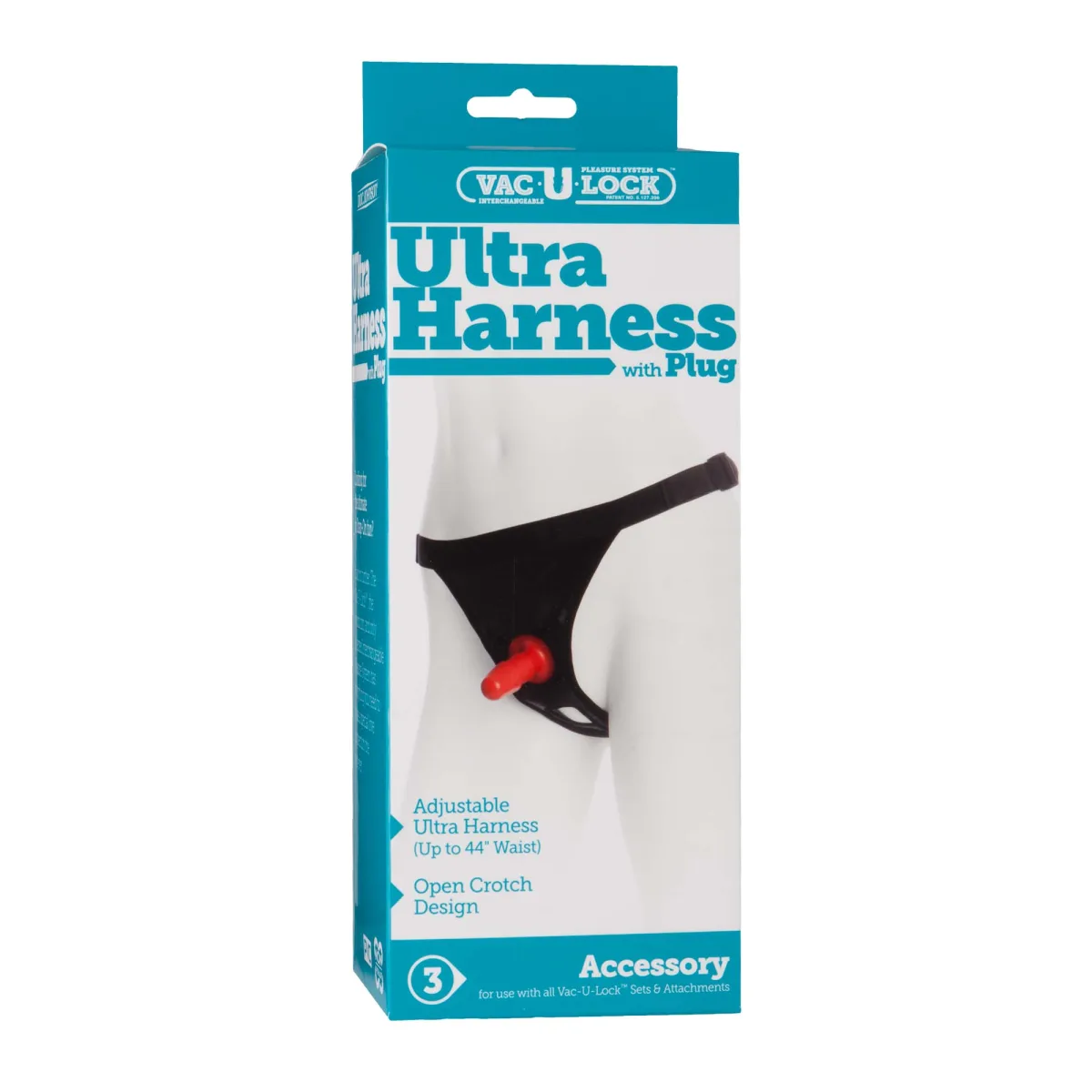 Vac-U-Lock Ultra Harness With Plug - strap on harness - main product image