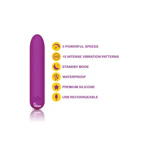 Bombshell Flexible Bullet - Berry – waterproof bullet vibrator – view 6