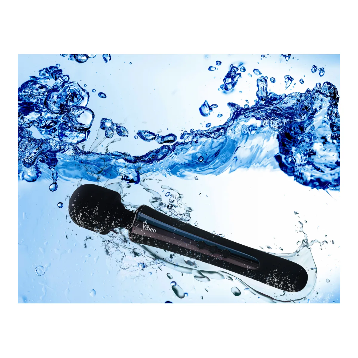 Obsession Wand Massager - Black – black vibrator wand