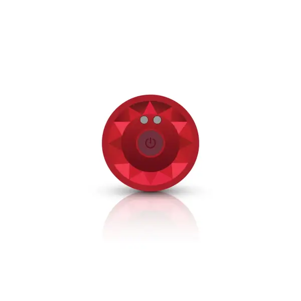 Vibrating Red Metal Remote Plug - Medium - butt plugs - product image 7