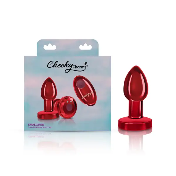 Vibrating Red Metal Remote Plug - Small - butt plugs - product image 7